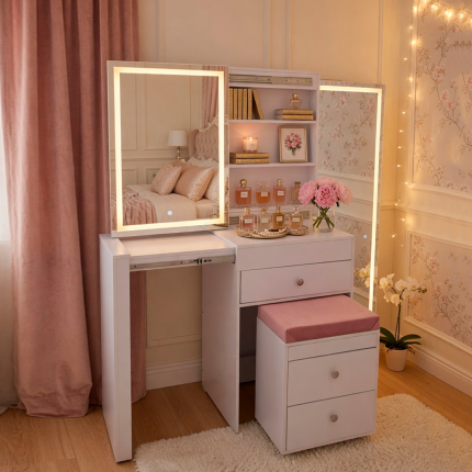 Tocador Multifuncional Jade Touch LED